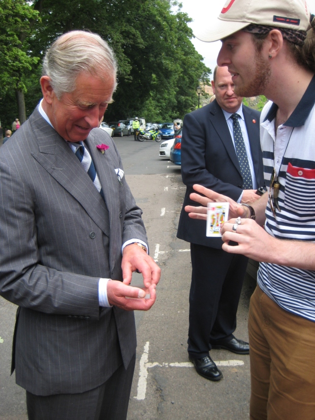 Entertaining HRH Prince Charles on Jubilee Visit